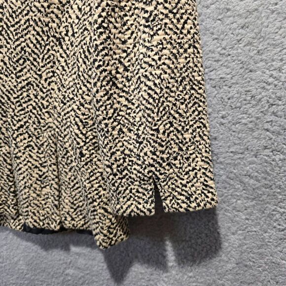 Coldwater Creek Work Blazer Jacket‎ 10 Beige Black Office Siren Corpcore Preppy - Picture 8 of 13